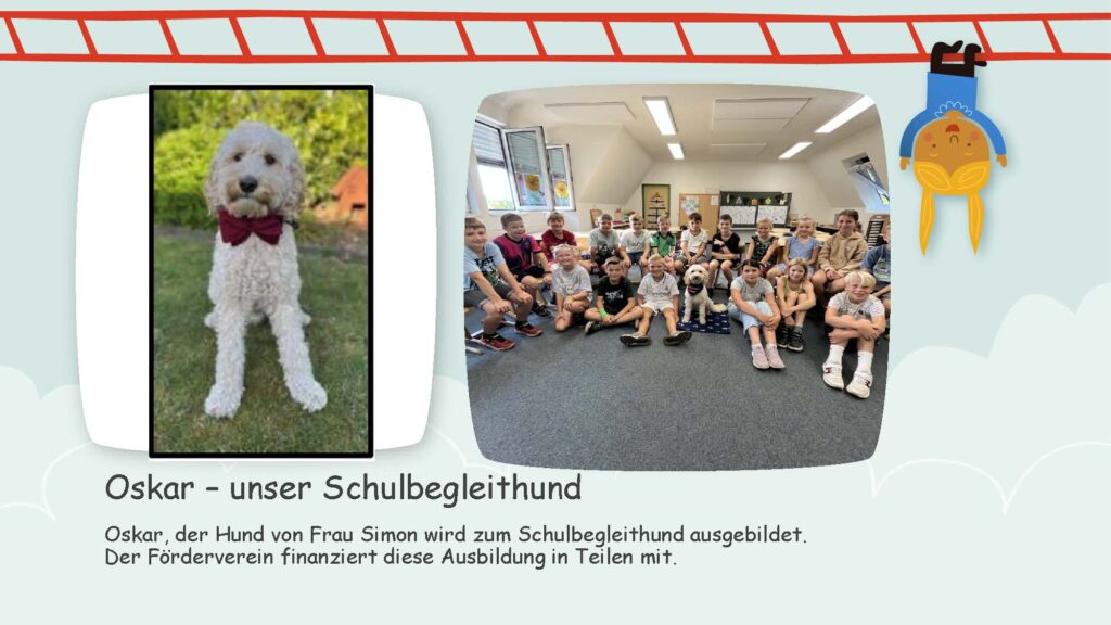 Oskar, unser Schulbegleithund