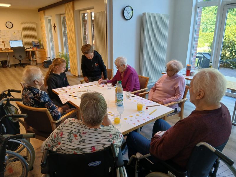Besuch im Seniorenzentrum Lindern